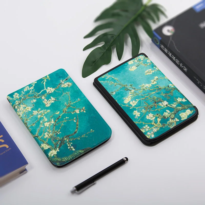 BoZhuoRui Case for Pocketbook 626/614/624/625/626plus/640 E-reader with Auto Sleep/Wake Pocketbook basic touch lux 2/3 Cover