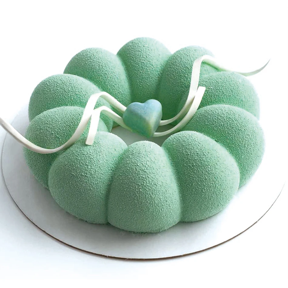

1Pc Silicone Pastry Moulds Round Wreath Garland Shaped Cake Pans Baking Tools Mousse Chocolate Dessert Pastry Decoration Mold