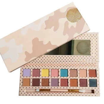 

NEW-16 Colors Waterproof Eyeshadow Palette Shadow Powder Matt Eyeshadow Cosmetic Highlighter Eye Makeup Palette Of Shadows Maq#8