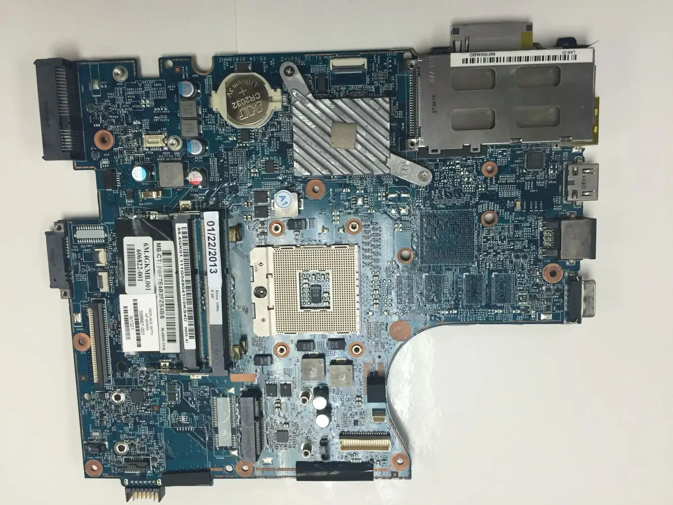Original laptop motherboard for HP probook 4520S 4720S 598667-001 48.4GK06.011 HM57 Socket PGA989 DDR3 fully tested