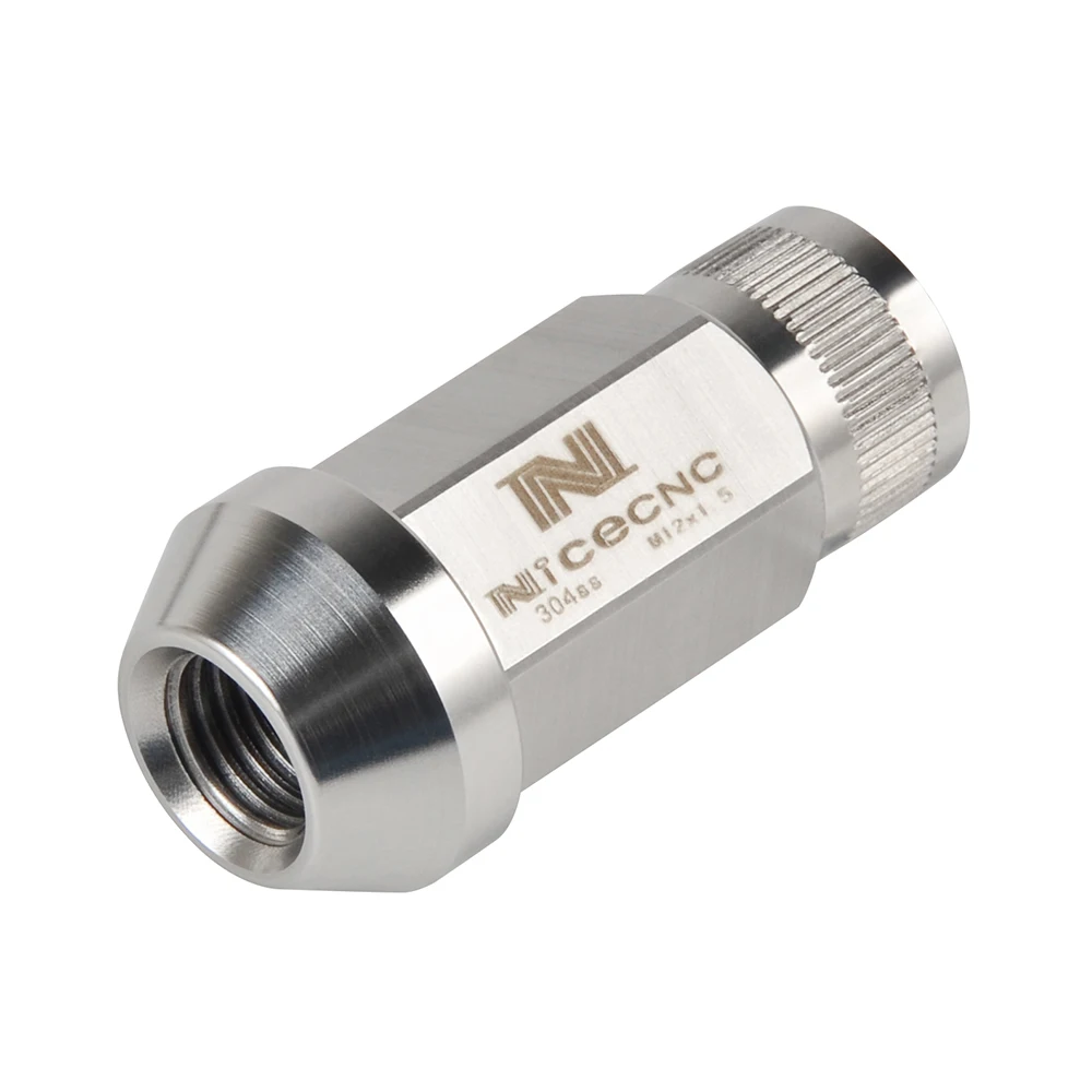 20PCS M12x1.5 Trail Wheel Lugs Nuts Chrome Anti-Rust Bolt T304 Stainless K/JDM Dub For Chevrolet Chevette Beretta Camaro Caprice