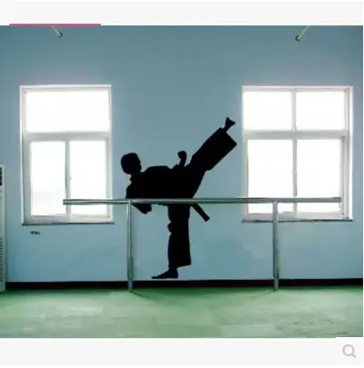 Us 10 92 22 Off Sports Fashion Kickboxing Wall Martialarts School Training Room The Sitting Room Sofa Background Bedroom Window Glass Stick In Wall