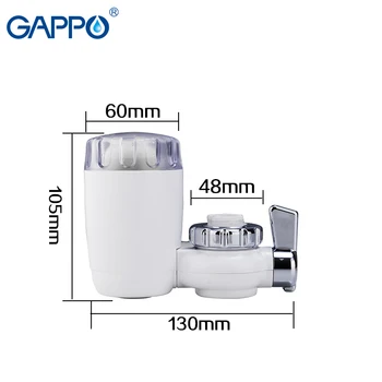 

GAPPO kitchen faucet Accessorie Water Filters Faucets Filtration System with Washable Ceramics Filter Core Kitchen Faucet