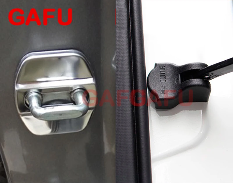 

3D Stainless Steel Door Lock Buckle Protection Protective Cover trim water proof protector For Nissan X-Trail Xtrail T32 Rogue