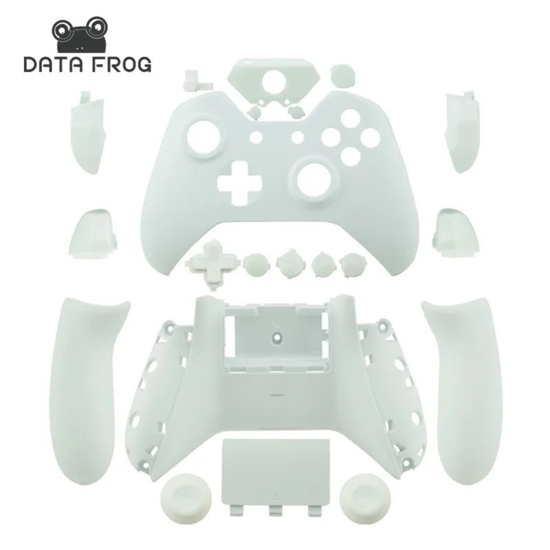 

For Microsoft Xbox One Cases Custom Matte White Replacement Housing Shell With Buttons For Wireless Controllers Gaming Gamepad