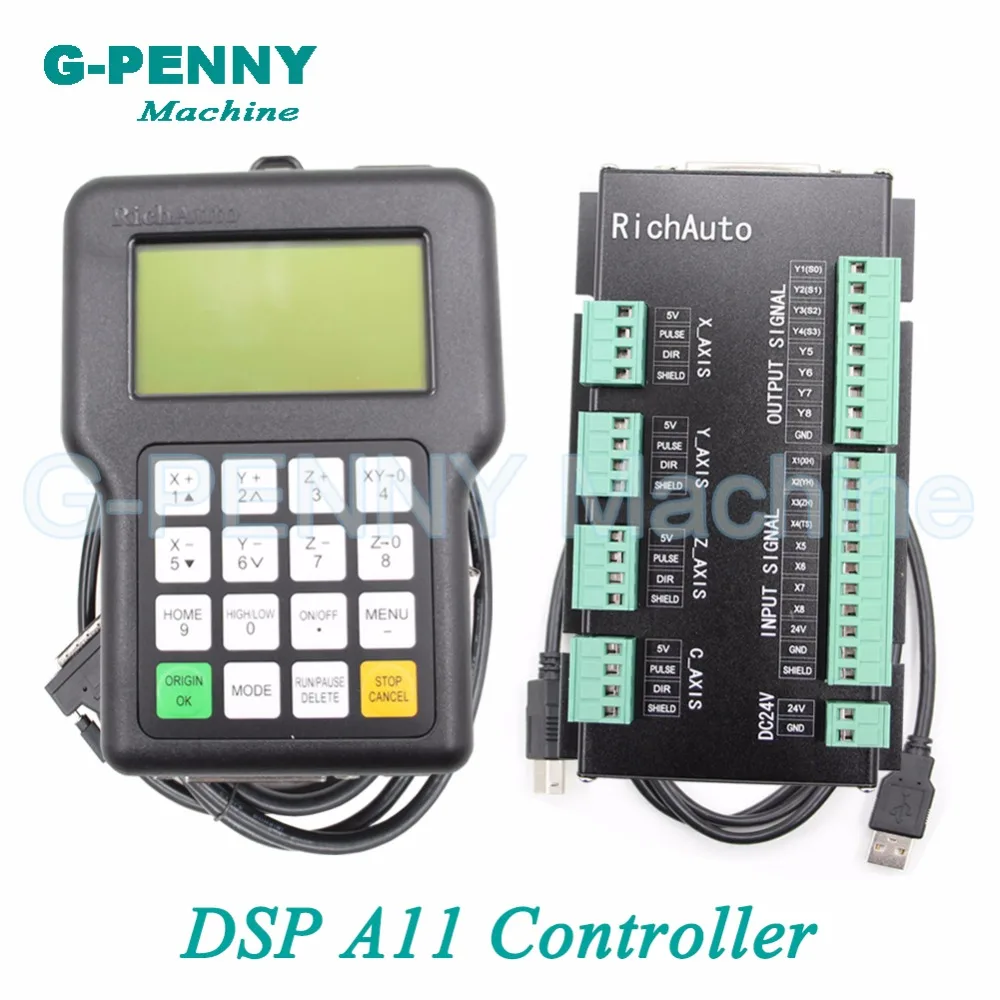 Freies verschiffen! DSP 3 achse Richauto A11 controller CNC wireless kanal für CNC router stecher griff motion Englisch version Freies verschiffen! DSP 3 achse Richauto A11 controller CNC wireless kanal für CNC router stecher griff motion Englisch version