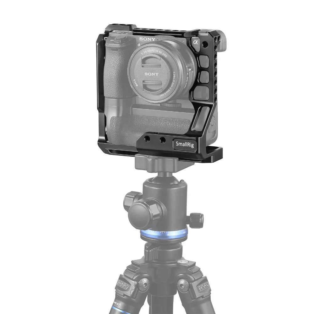 Клетка для DSLR камеры SmallRig A6400 Sony A6000/A6300/A6400/A6500 с аккумулятором Meike 2268/A6500|Клетки