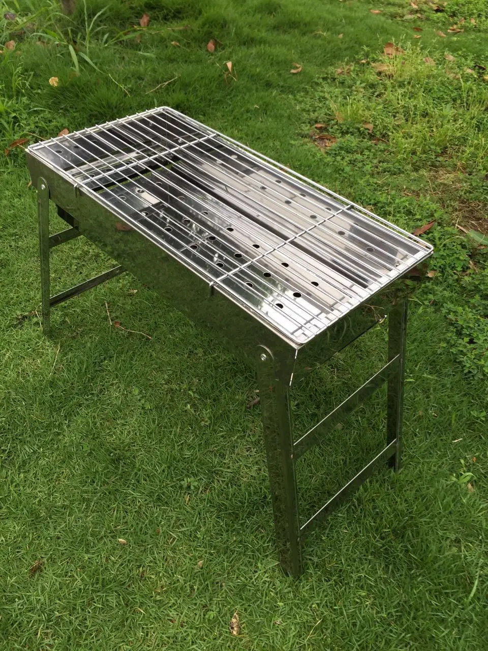 Portable barbecue stove, GaiaBBQ, 1 pcs,Stainless steel small grill outdoor charcoal barbecue