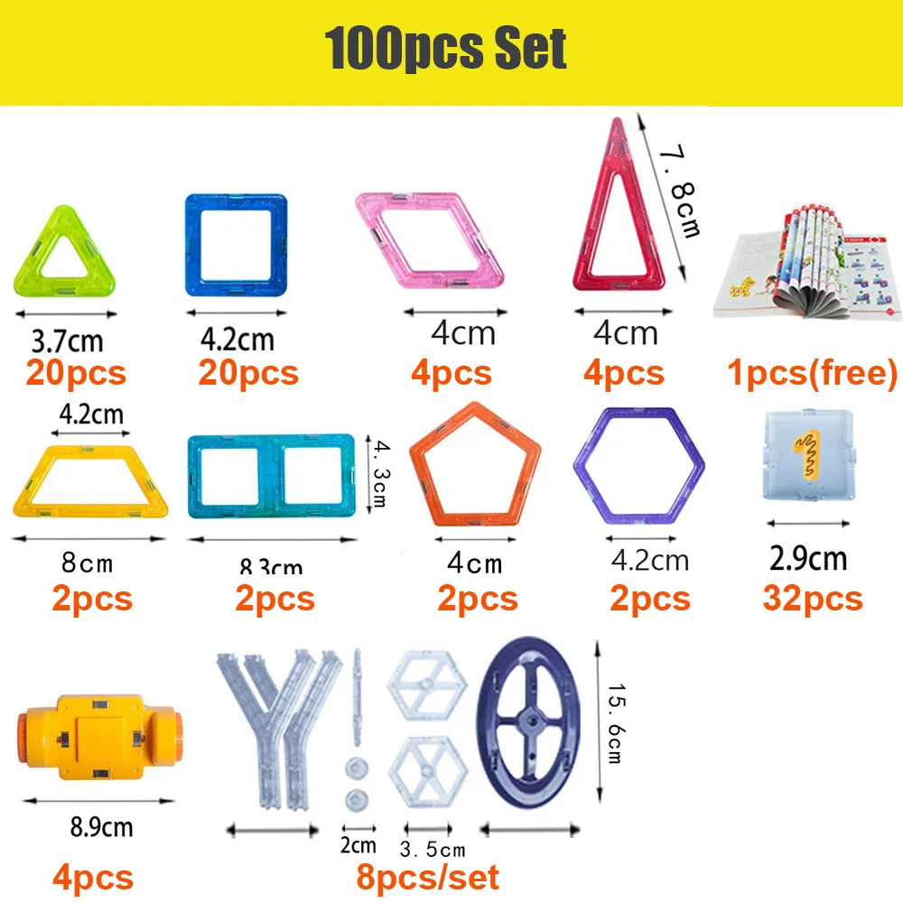100-298 шт Мини Размер магнитные блоки дизайнерский набор для строительства модель и пластиковые магнитные блоки Развивающие игрушки для детей подарок