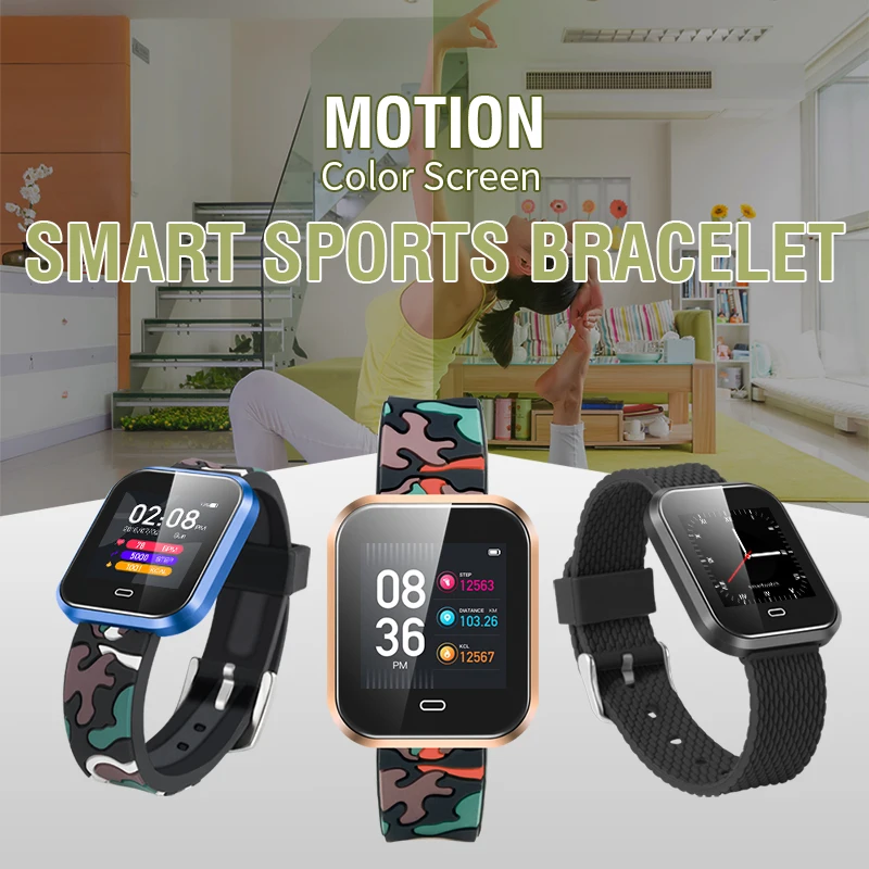 Smart Watch Blood Pressure Heart Rate Monitoring IP67 Step Sports Fitness Watch Men's Fashion Smart Watch For Android IOS