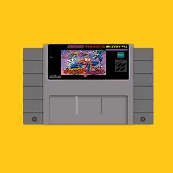 

Amazing spiderman lethal foes 46 Pin 16 Bit Grey Game Card For USA NTSC Game Player