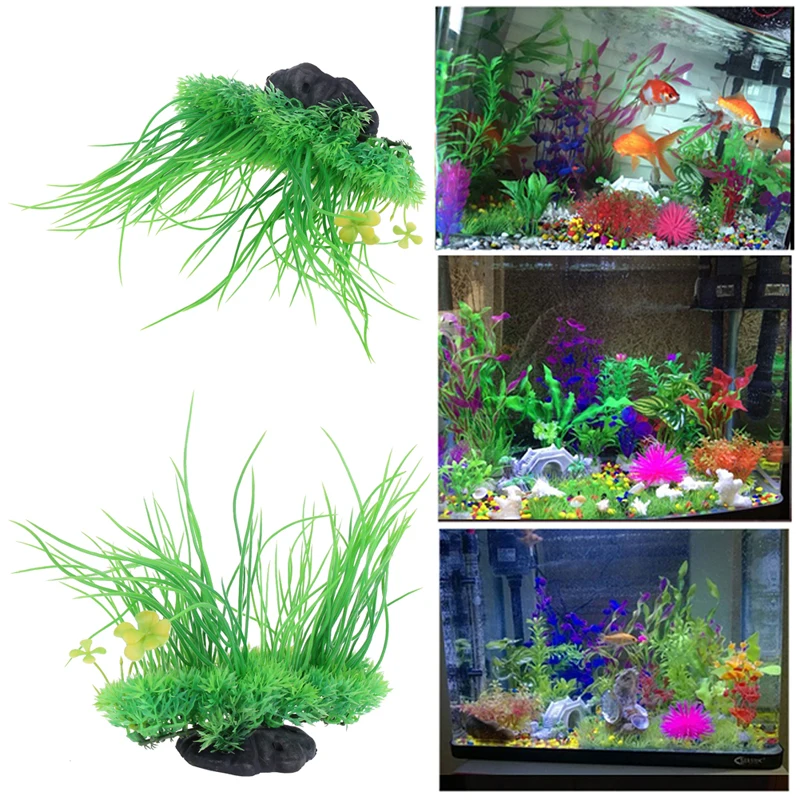 Buy High Quality Aquarium Grass with Ceramic Base