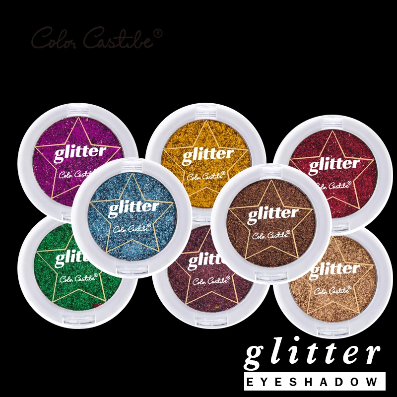 

COLOR CASTLE Shimmer Eyeshadow Glitter Diamond Eyepaletter Perfume Shining EYE Makeup Metalic Luminous