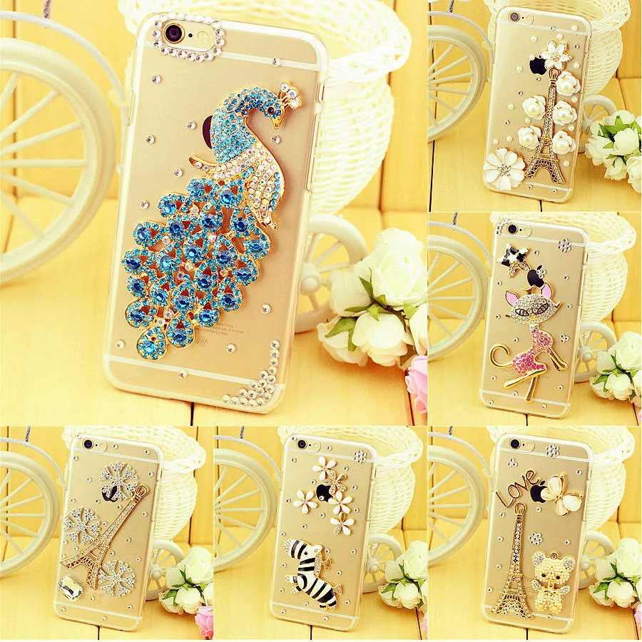 

,Luxury Diamond Hard Case Cover For IPhone 7 7 Plus Case For Iphone 4 4S 5 5S SE 6 6S Plus Back Cover Case