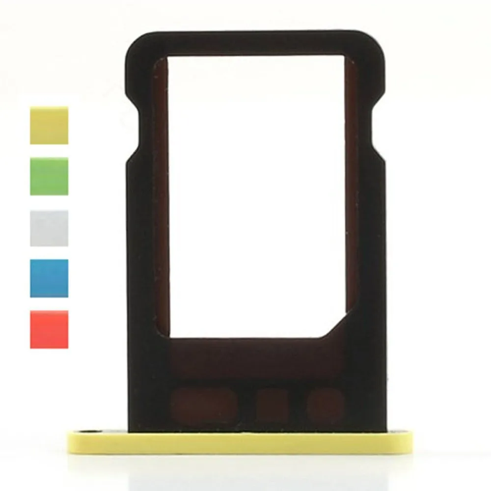Nano-Sim-Card-Adapter-Holder-Tray-Slot-For-iPhone-5C-iPhone5C-Repair-Parts-Replacement-Accessories-white-pink-yellow-blue-green-1 (1)