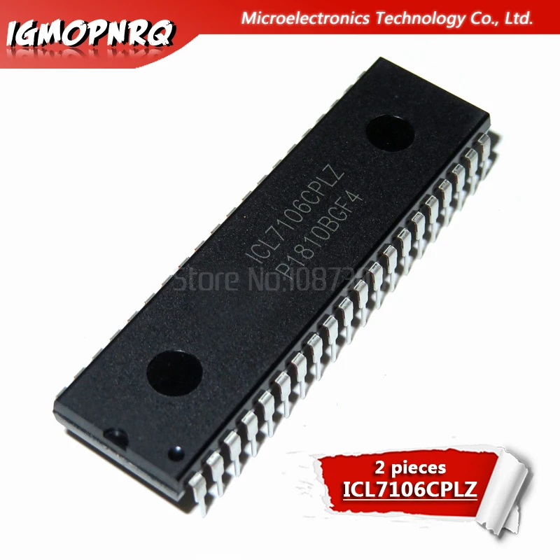 ICL7106CPLZ DIP40 ICL7106 DIP новый и оригинальный IC 2 шт. | Электронные компоненты