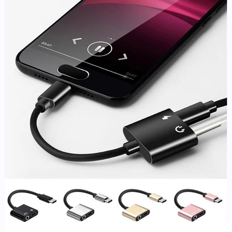 2 в 1 адаптер для наушников с портом USB Type-C на 3 5 мм | Электроника