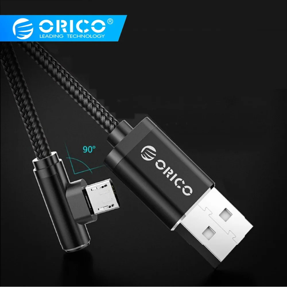 Orico Micro USB кабель 2.4A Быстрая Зарядка Синхронизация данных Реверсивные игры Usb кабели для Iphone Xiaomi Redmi Note4 samsung Galaxy ys9 Plus