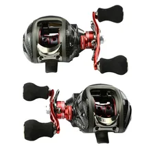 Вправо/влево Baitcasting катушка 12BB 6.3: 1 Наживка литья Карп Рыболовные катушки литья Для рыбалки 11 мяч Подшипники Рыбалка колеса