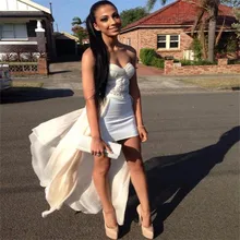 Immer Hübsche Meerjungfrau Prom Kleid New Fashion Sweetheart Mit Perlen Weiß Prom Kleid Robe De Soiree Lange Elegante Abendkleider