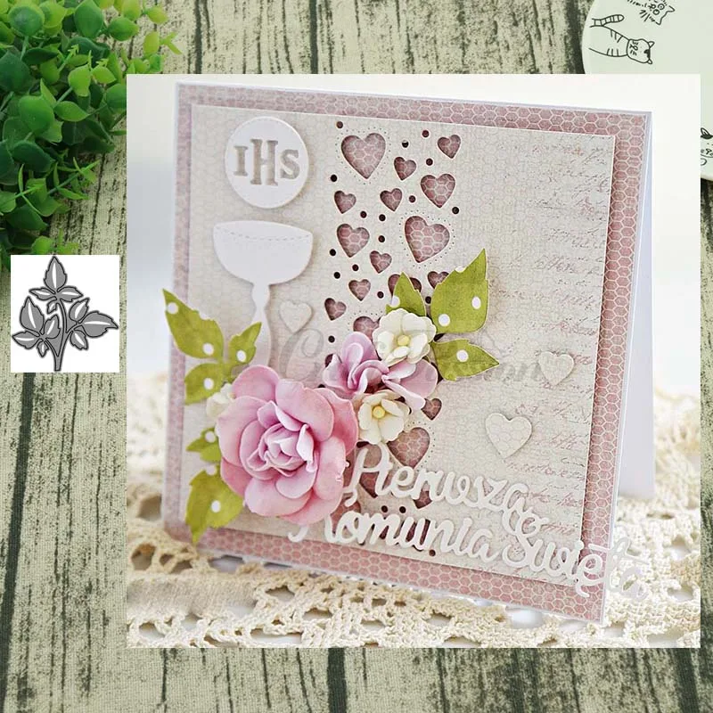 

AddyCraft Metal Cutting Dies cut die mold Leaves NO 2 Scrapbook paper craft knife mould blade punch stencils dies