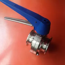 1 шт. быстрый монтаж утконоса Дроссельный клапан трехзажимной тип с нержавеющая сталь 304