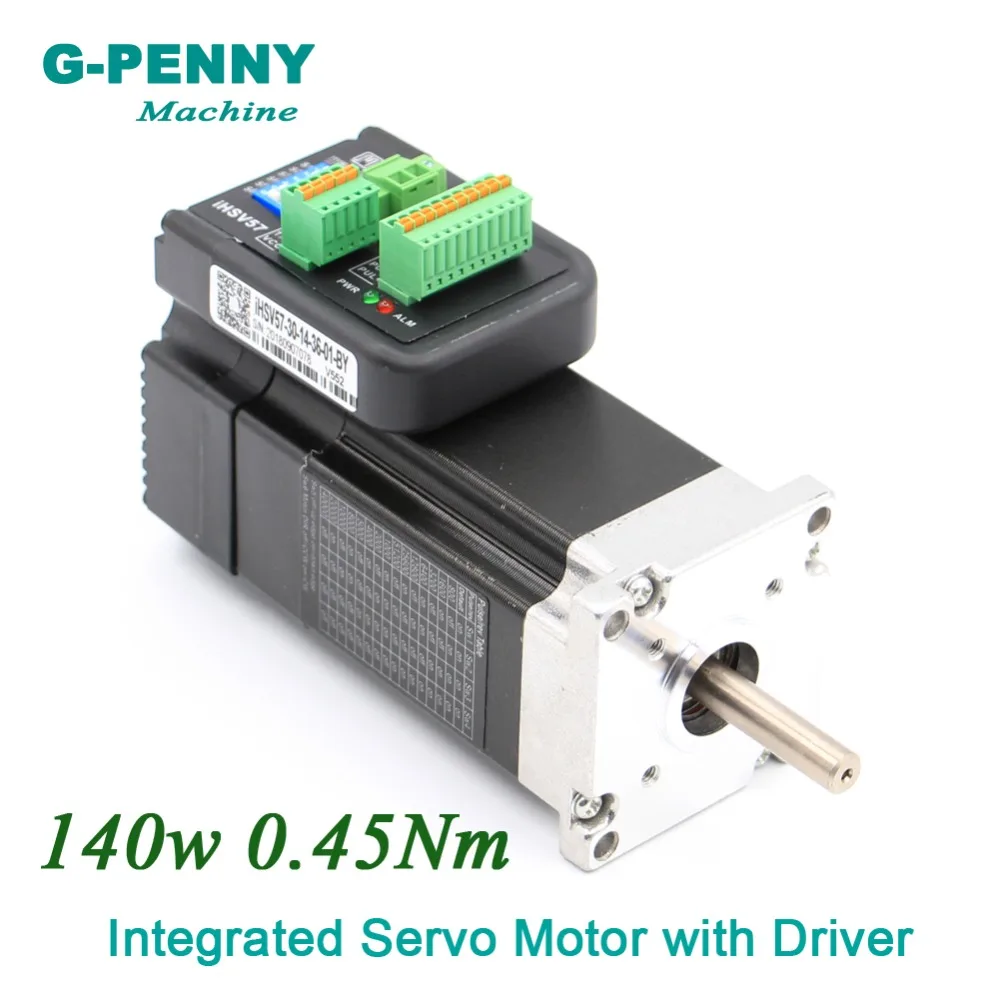 Free Shipping! Integrated Servo Motor with Driver 140w 36VDC 3000rpm 0