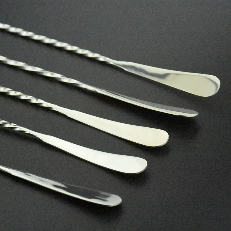 hoffman thread long bar spoon tonic spoon bar spoons Stirring mixing long bartender spoons