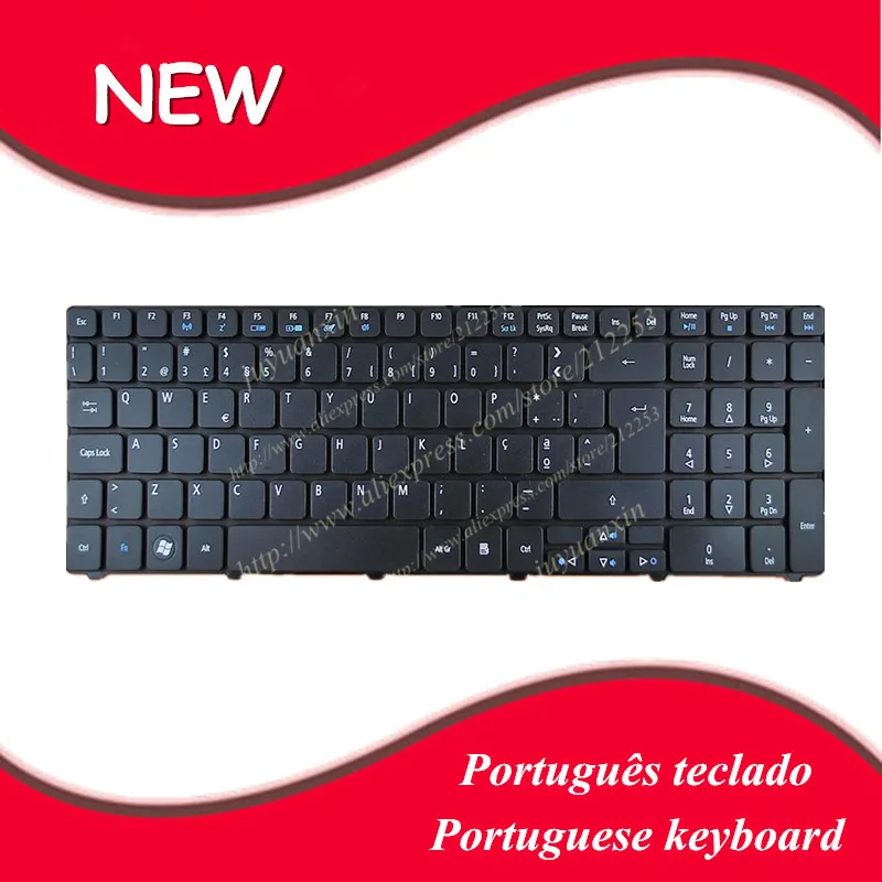 

Portuguese keyboard For Acer Aspire 5740 5810T 7735 7551 5336 5410 5536 5536G 5738 5738g 5810 5252 5742G 5742Z keyboard