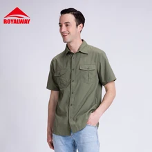 Royalway Кемпинг Походные рубашки Для мужчин Высокая быстро быстросохнущая дышащий УФ-доказательство# rim7073bslian Для мужчин g
