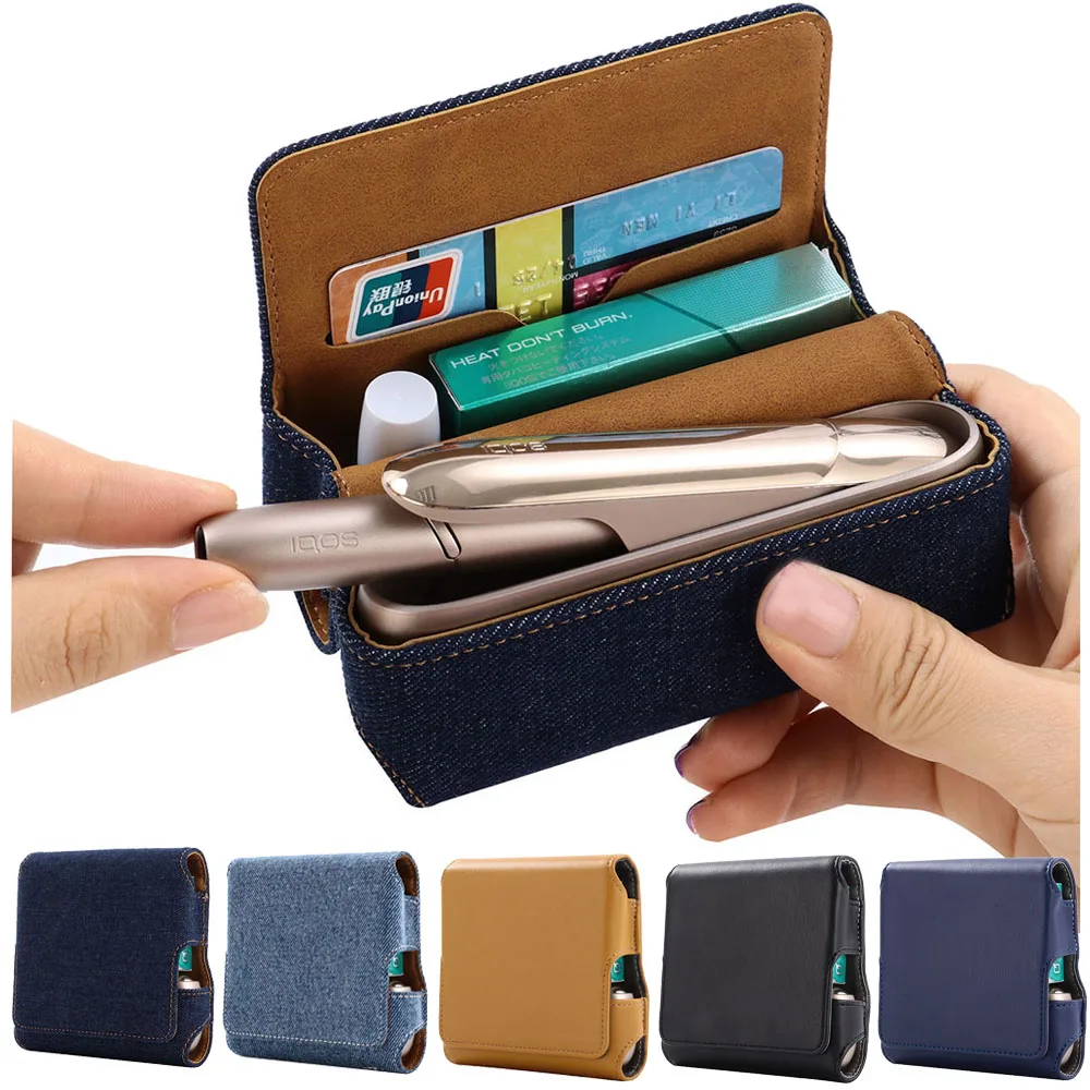 

JINXINGCHENG 2PCS Lot Filp Wallet Pouch Case for iqos 3.0 Case Protective Cover Accessories