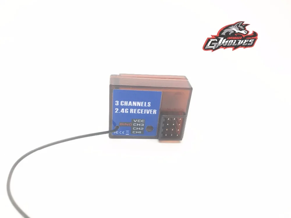 

MT-305 2.4GHz 3-Channel 3CH waterproof Receiver DigitaSurface Radio 2.4G 3CH AFHS RC Remote Control Receiver for RC Car Boat