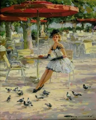 sexy lady and birds Acrylic Picture Figure Painting DIY Painting By Numbers Wall Art Home Decor Paint On Canvas