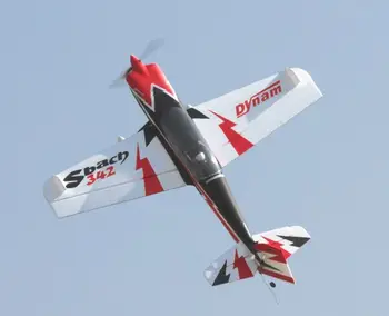 

Dynam 1250MM Sbach 342 RC PNP/ARF Propeller Plane Model W/ Motor ESC Servos TH03684