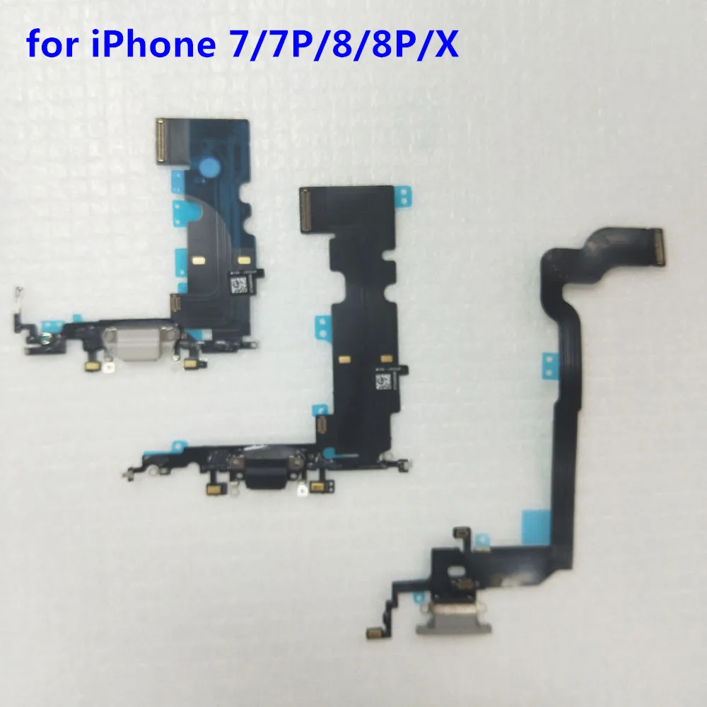 

New High Quality Charging Port Flex Cable for iPhone 7 8 Plus X USB Dock Connector Charger Ports