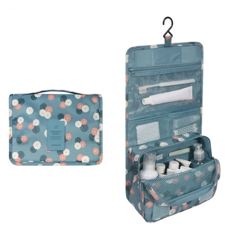 

Fashion Toiletry Storage Bag Travel Cosmetic Organizer Portable Makeup Pouch Waterproof Hanging Wash Toiletry Bag