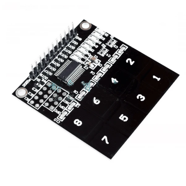 

Free ship 30pcs high quality TTP226 8 Channel Digital Capacitive Switch Touch Sensor Module for arduino Capacitive sensor