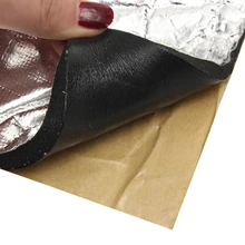 Амортизирующий коврик из пенопласта, водонепроницаемый изоляционный Серебряный Гибкий практичный огнестойкий 100*50*2 см автомобильный звуконепроницаемый коврик, полезный