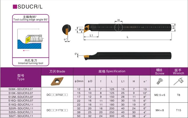 S25S-SDUCR11/S25S-SDUCL11 сверлящей оправкой расточка держатель инструмента, сверлящей оправкой, sducr sducl ЧПУ держатель инструмента для резки для DCMT11T304