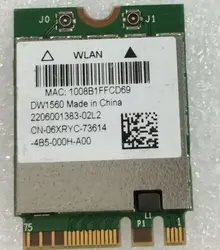 BroadCom BCM94352Z BCM94352 DW1560 NGFF 867 Мбит/с Bluetooth 4,0 802.11AC Wlan Card беспроводная сетевая карта