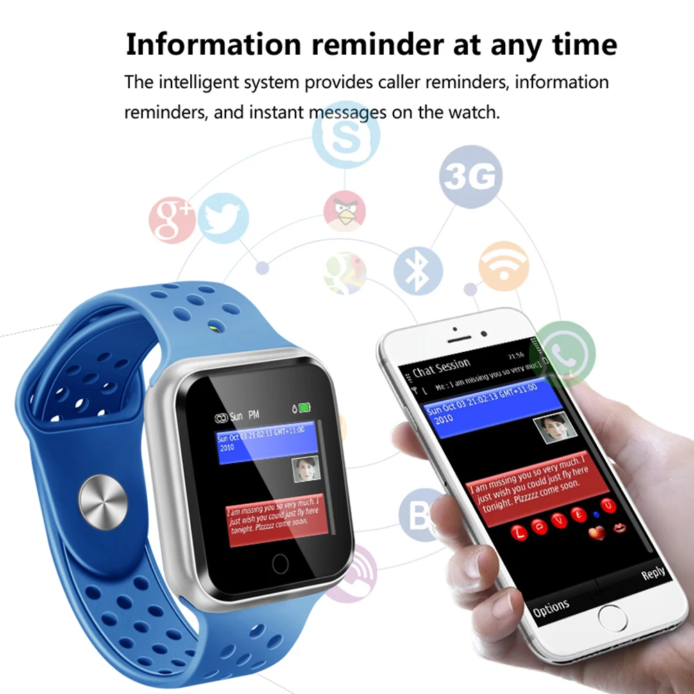 LEMFO 2018 Smart Watch Women Men Sport Modes Bluetooth Waterproof Heart Rate Monitor Blood Pressure For Iphone IOS Android