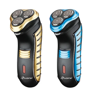 

Rotary male electric shaver for men travel electric razor beard shaving machine cord cordless electronic facial shaver close