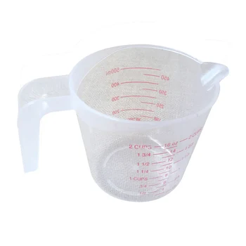 

500ml Home Lab Measuring Jug Pitcher Plastic Handle Pour Spout Container