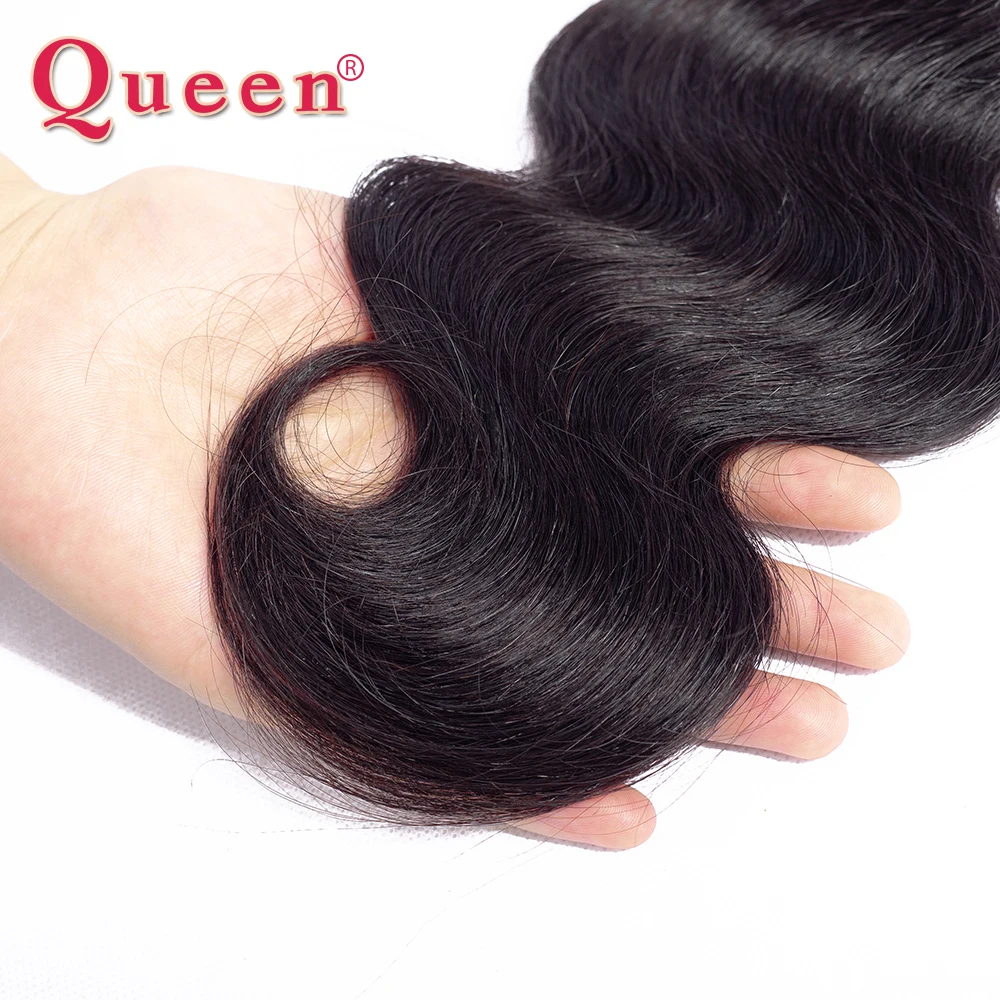 Queen hair Products бразильские волосы, волнистые волосы, плетение, 4 пучка, для наращивания, Remy, человеческие волосы, пучки, можно смешивать с закрытием