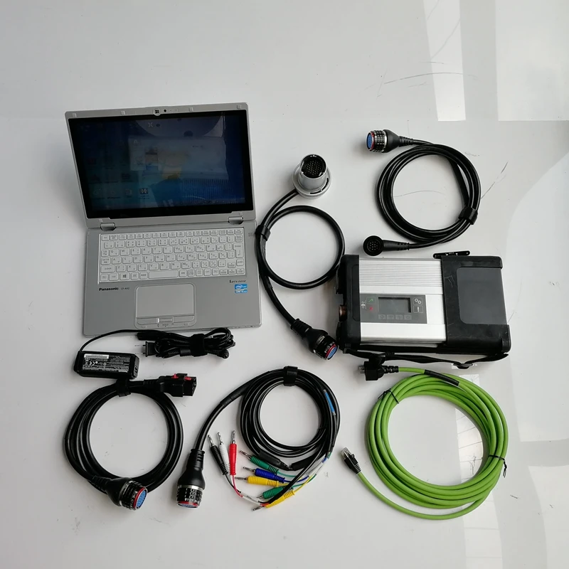 

Mb Star C5 SD Connect C5 with Used P-anasonic CF-AX2 I5 CPU 8G 480GB SSD and Mini SSD V05.2019 for Auto Repair Diagnostic Tools