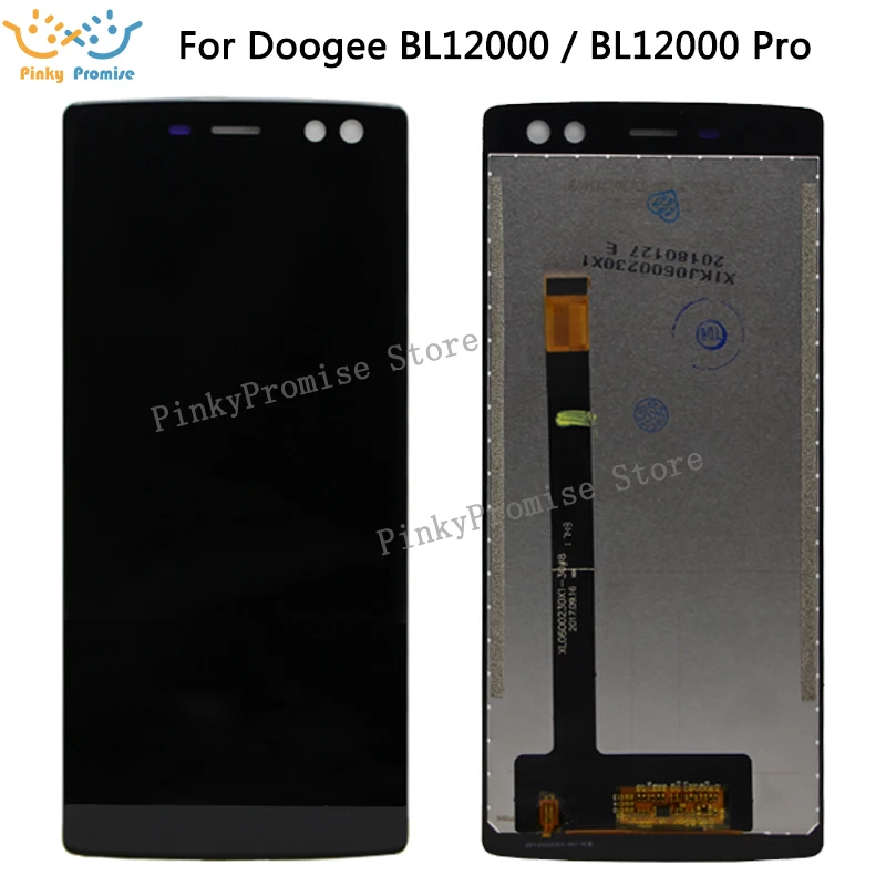 

For Doogee BL12000 BL12000 Pro LCD Display +Touch Screen Accessory For Doogee BL12000 BL12000 Pro With Tools +Adhesive