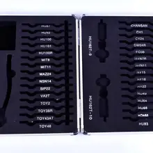 32 шт./компл. 2 в 1 для изготовления ключей для автомобиля замок для ремонта дисплея+ 1 LiShi резак слесарный инструмент