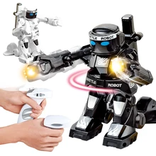 Battle RC Robot 2.4G Body Sense Remote Control Toys For Kids Gift Toy Model Mini Smart Robot Battle Toys For Boys dropshipping new intelligent rc robot funny indoor outdoor game toys 2 4g dancing battle model toy multi function remote control robots