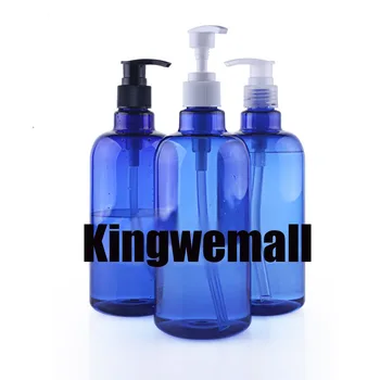 

300pcs/lot 500ml New Style Blue PET Cream bottle,500ml Lotion pump bottle,500ml cosmetic container,cosmetic packaging