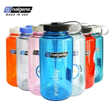 Nalgene Портативный Спорт на открытом воздухе чашки пластиковый стакан воды Велосипеды спортивный чайник герметичные чашки Пеший Туризм Спортивная бутылка для воды 1000 мл